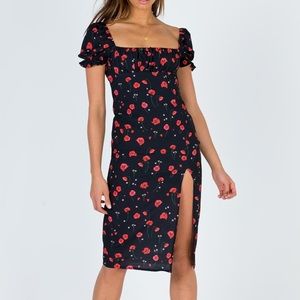 NWT princess polly cadence midi dress